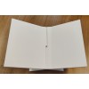 Boekenstandaard perspex middel design mat wit