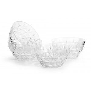 Picknick bowl 4-pac, transparent