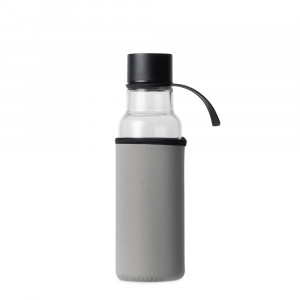 Glass Bottle Grey 600ml