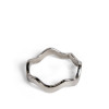 Anna napkin ring 4-pcs, silver
