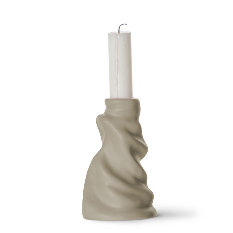 Candle holder Soft Icecream Medium Beige