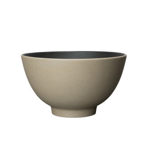 Serving bowl Fumiko Beige/black