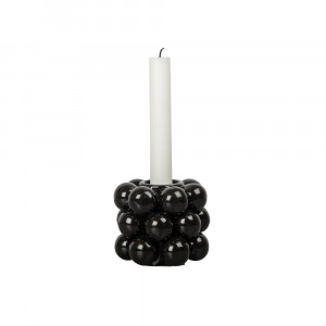 Candle holder Globe Black